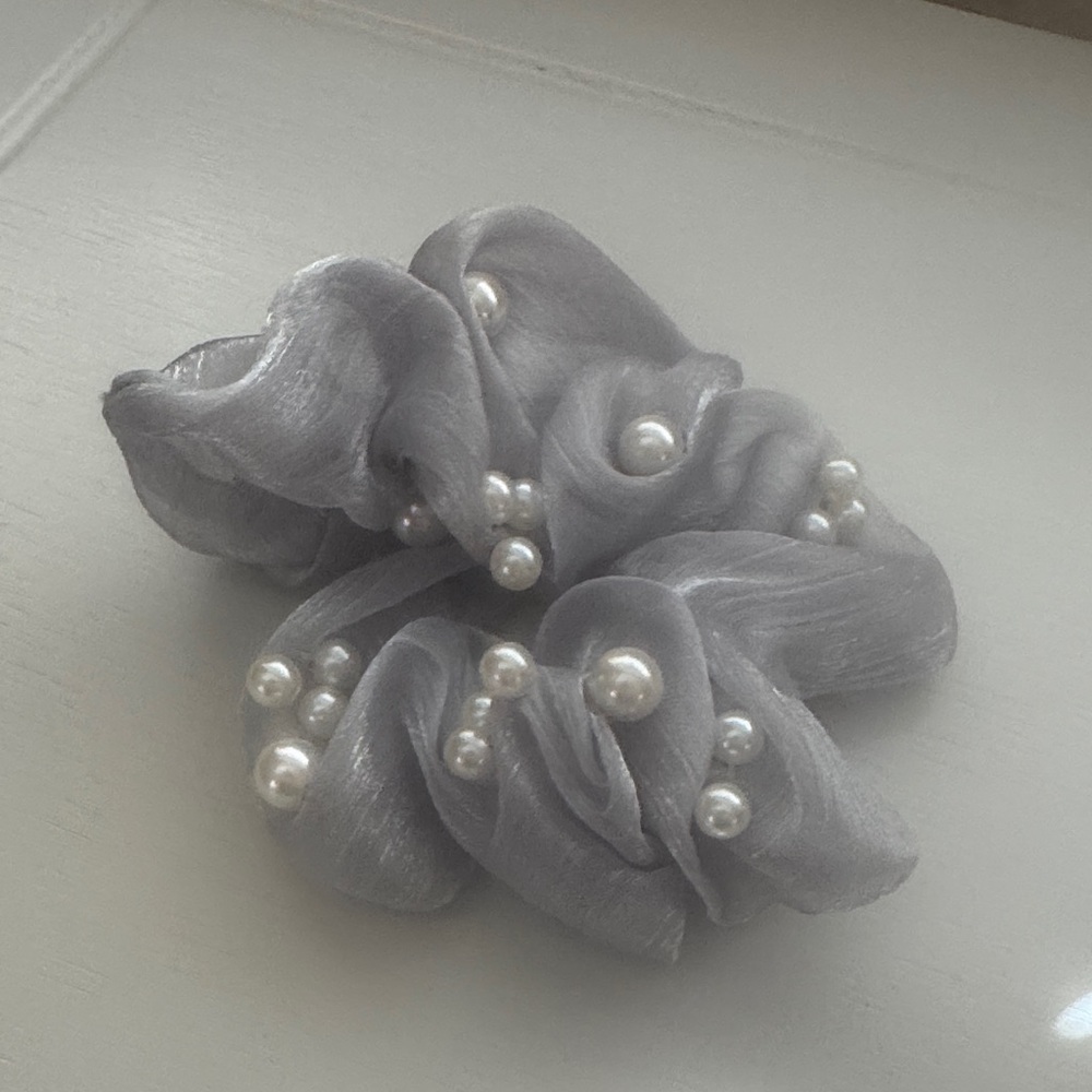 Set/2 Gift Wrapped Hair Claw/Scrunchy
